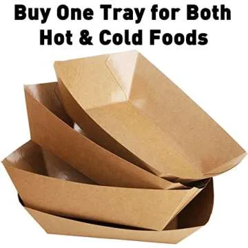 DEAYOU 250 Pack Paper Food Boats for Parties and Events