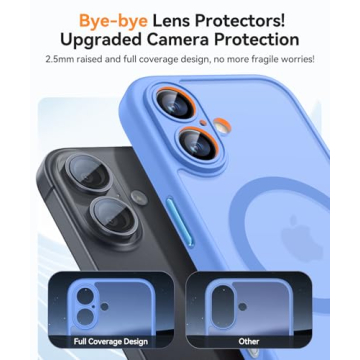 Quality CANSHN Magnetic iPhone 16 Case with Camera Protection