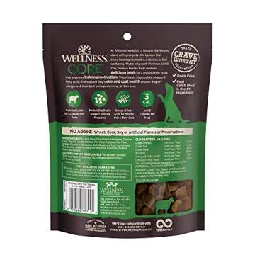 Wellness CORE Soft Tiny Trainers (Previously Petite Treats), Natural Grain-Free Dog Treats for Train...
