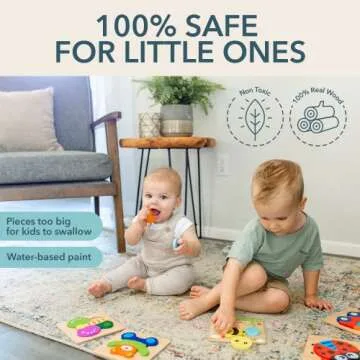 Magifire Wooden Puzzles for Toddlers - Fun and Safe Education