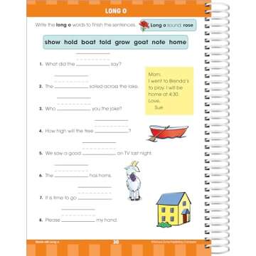 School Zone - Big First Grade Workbook - 320 Spiral Pages, Ages 6 to 7, 1st Grade, Reading, Parts of Speech, Basic Math, Word Problems, Time, Money, Fractions, and More (Big Spiral Bound Workbooks)