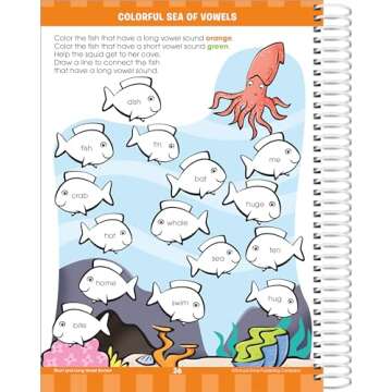 School Zone - Big First Grade Workbook - 320 Spiral Pages, Ages 6 to 7, 1st Grade, Reading, Parts of Speech, Basic Math, Word Problems, Time, Money, Fractions, and More (Big Spiral Bound Workbooks)