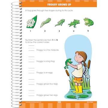 School Zone - Big First Grade Workbook - 320 Spiral Pages, Ages 6 to 7, 1st Grade, Reading, Parts of Speech, Basic Math, Word Problems, Time, Money, Fractions, and More (Big Spiral Bound Workbooks)