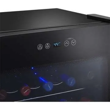 Arctic King - [AWCA034ADB] Premium 34-Bottle Capacity Wine Cooler, Black