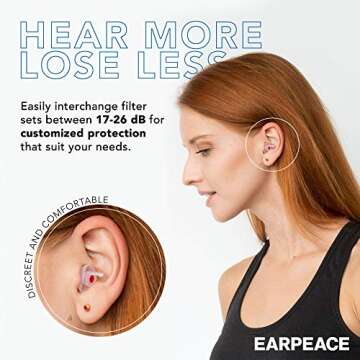 EarPeace Concert Ear Plugs for Musicians and Festivals