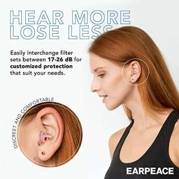EarPeace Concert Ear Plugs for Musicians and Festivals