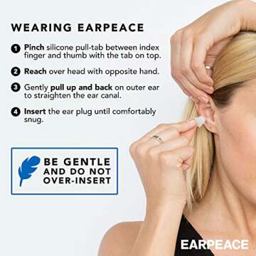 EarPeace Concert Ear Plugs for Musicians and Festivals