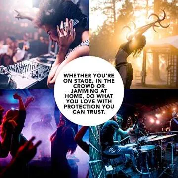 EarPeace Concert Ear Plugs for Musicians and Festivals