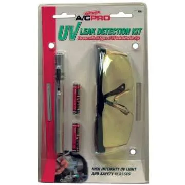 Professional A/C Leak Detector Kit with UV Light and Glasses