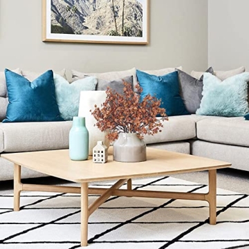 Momkids Baby's Breath Artificial Flowers - 6pcs Coral Red Bouquets