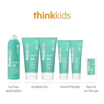 Thinksport Kids SPF 30 Mineral Sunscreen Stick Safe Natural
