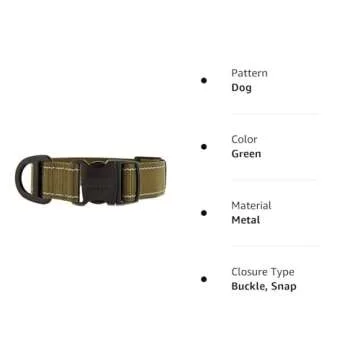 KONG Max Ultra Durable Dog Collar (Medium, Green)