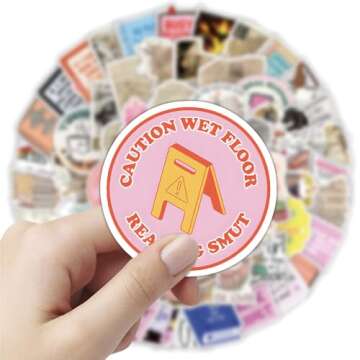 150Pcs Book Stickers for Kindle, Bookish Reading Booktok Stickers for Adult, Romance Jesus Christian Fantasy Spicy Journal Aesthetic Book Themed Stickers Gifts Accessories for Clear Case Book Lover