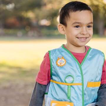 Melissa & Doug Let’s Explore Naturalist Vest Play Set – 20 Pieces