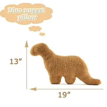 NXCHIZS Dino Nugget Pillow Plush for Fun Gift Ideas