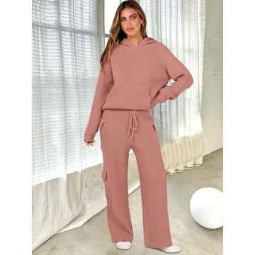 Stylish ANRABESS Women's Two Piece Knit Sweater Set
