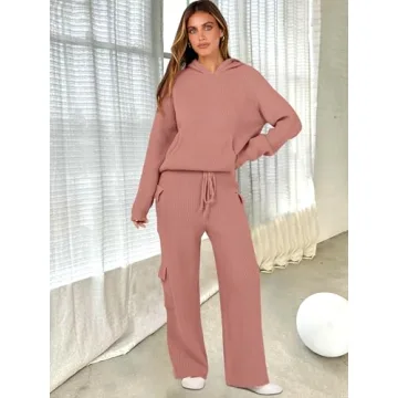 Stylish ANRABESS Women's Two Piece Knit Sweater Set