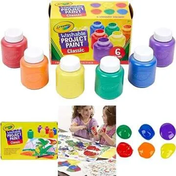Crayola Washable Paint Set for Kids - Mess-Free Fun!