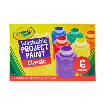 Crayola Washable Kid's Paint - 6 Per Package