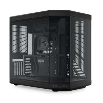 HYTE Y70 Upgraded Modern Aesthetic Dual Chamber Panoramic Tempered Glass Mid-Tower ATX Computer Gami...