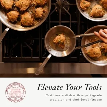 8-Inch Stainless Steel Frying Pan by Made In Cookware