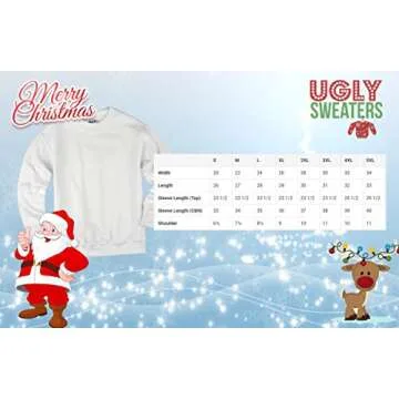 SANTA! I KNOW HIM! Ugly Christmas Sweater Buddy the Elf Sweatshirt Holiday Movie Apparel Will Ferrell Crewneck Sweatshirt