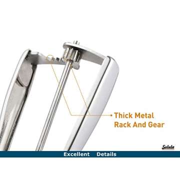 Solula 18/8 Stainless Steel Cupcake Muffin Batter Dispenser, Ice Cream Cupcake Muffin Scoop