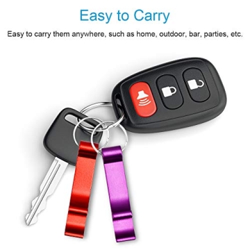 Mcyye Colorful Mini Bottle Openers for Easy Serving