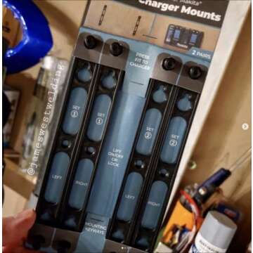 StealthMounts Charger Mount for the Makita Double Charger (2 Pack) | Charger Holder for Makita 18V | Compatible with DC18RD | Made in UK