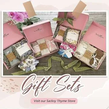 SacksyThyme Microwave Heating Pad for Pain Relief, Flaxseed & Cherry Pit Herbal Heating Pad, Hot Cold Therapy (Indigo)