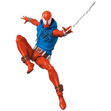 MAFEX Scarlet Spider Action Figure – 6.1" Collectible