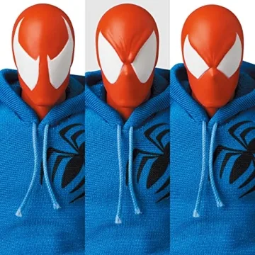 MAFEX Scarlet Spider Action Figure – 6.1" Collectible