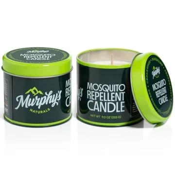Murphy's Naturals Mosquito Repellent Candle - 2 Pack (DEET Free) | Natural Scented Outdoor Candle | ...