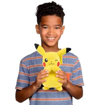 Pokemon 8" Eevee & Pikachu Plush 2-Pack for Kids