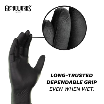 Gloveworks Black Disposable Nitrile Gloves for Every Task