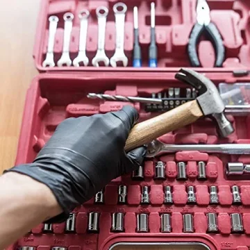 Gloveworks Black Disposable Nitrile Gloves for Every Task