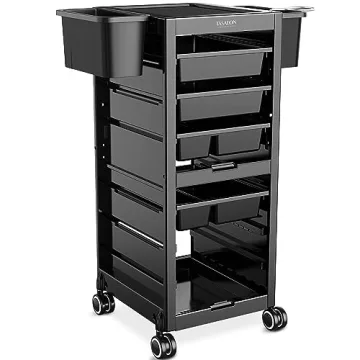 TASALON Professional Salon Trolley Cart – Versatile & Classy Storage Solution for All Stylists