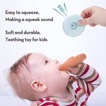 Mini Tudou 6 PCS Baby Girl Toy Stacking & Nesting Toys, Soft Stacking Blocks Ring Stacker, Baby Sens...