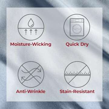 Mellanni Queen Sheets Set - 4 PC Iconic Collection Bedding - Hotel Luxury, Extra Soft, Cooling Bed Sheets - Wrinkle, Fade, Stain Resistant (Queen, Blue Hydrangea)