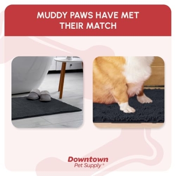 My Doggy Place Muddy Paws Rug - Quick-Drying and Absorbent