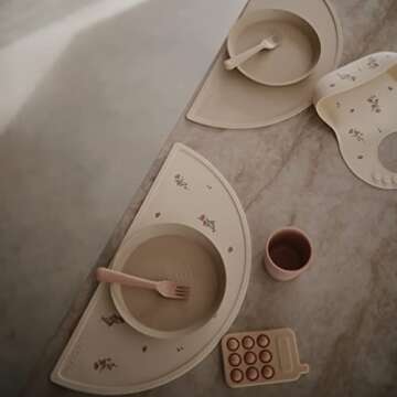 Mushie Silicone Placemat | Non-Slip & BPA-Free for Kids
