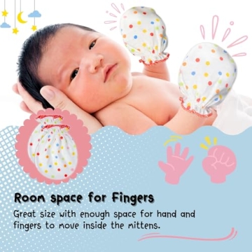 RATIVE Newborn Cotton Gloves - Non-Scratch Solution
