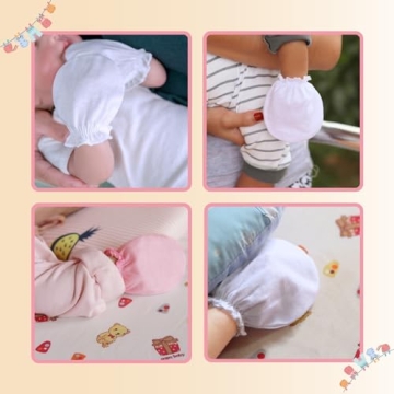 RATIVE Newborn Cotton Gloves - Non-Scratch Solution