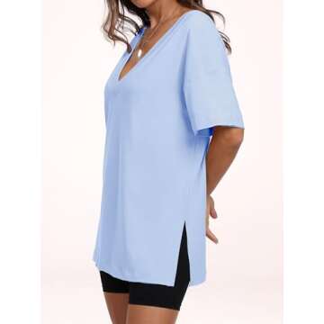 Shop ANRABESS Women's Oversized Casual Tee - Perfect Fit