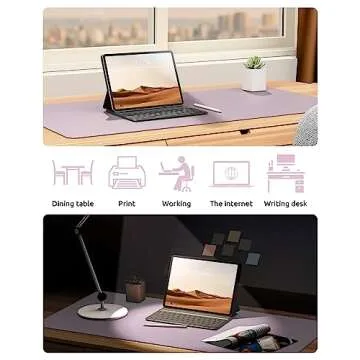 YSAGi Leather Desk Pad Protector for Office & Home