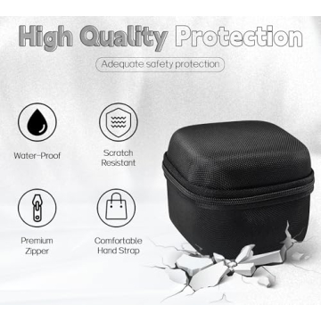 zimois Hard Carrying Case Compatible for Beltbox 3.0 Vocal Dampener for Singers,Hard Eva Case for Vocal Dampener To Protect Your Vocal Dampener From Damage(Only Box)