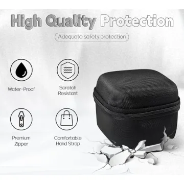 zimois Hard Carrying Case Compatible for Beltbox 3.0 Vocal Dampener for Singers,Hard Eva Case for Vocal Dampener To Protect Your Vocal Dampener From Damage(Only Box)