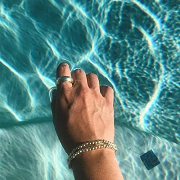 Elegant 14k Gold Plated Adjustable Bracelets Set for Women