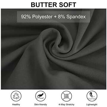 DIBAOLONG Womens Yoga Sweatpants Loose Workout Joggers Pants Comfy Lounge Pants with Pockets Dark Gray S