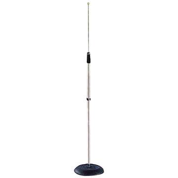 PYLE-PRO Microphone Stand - Universal Mic Mount with Heavy Compact Base, Height Adjustable (2.8’ - 5’ ft.) - PMKS5